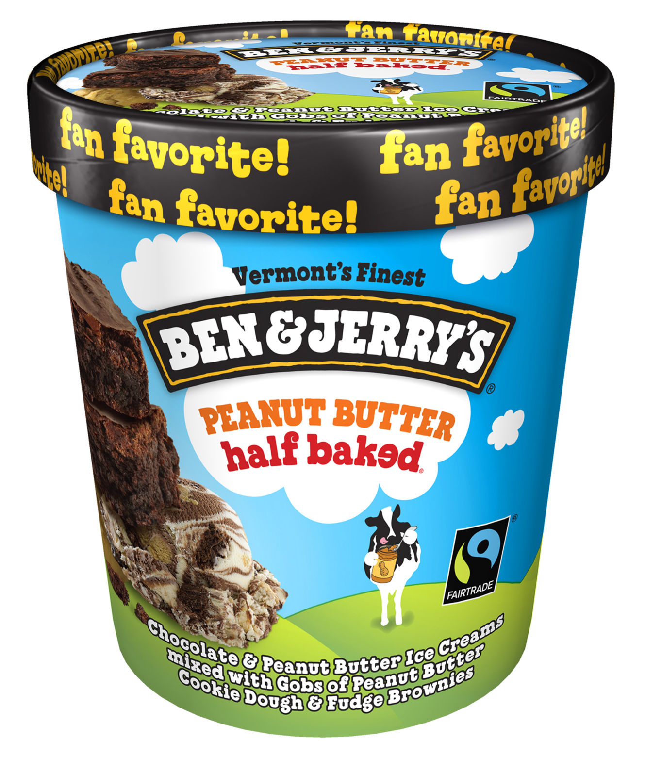 1. Peanut Butter Half Baked